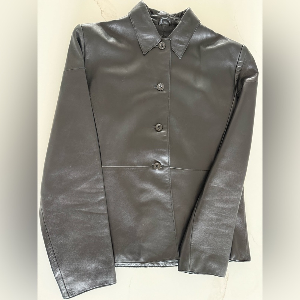 Banana Republic Black Leather Jacket